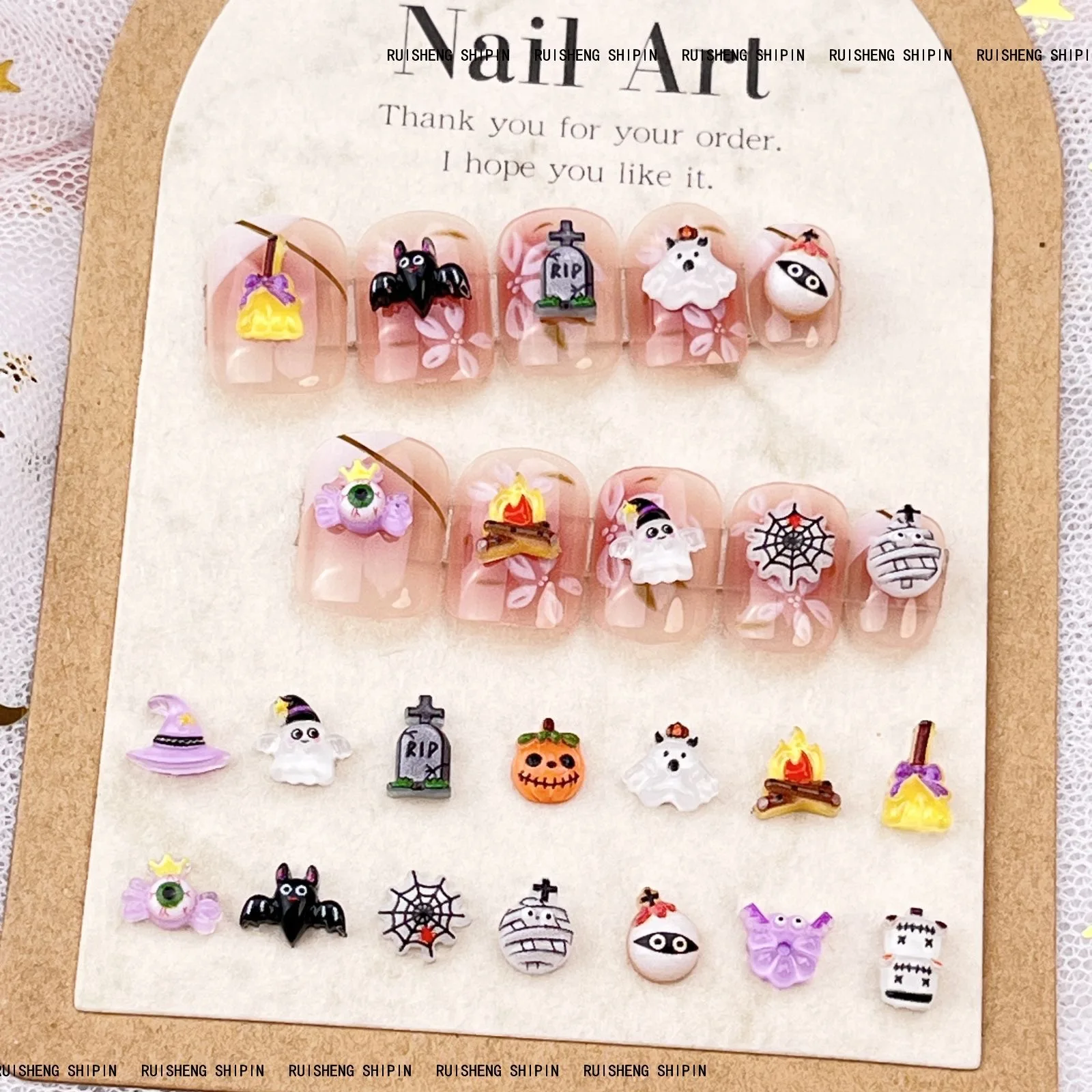 Art Craft Hat - 50 adet Reçine Mini Renkli Cadılar