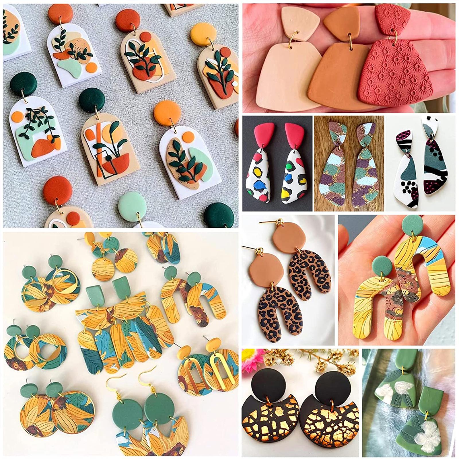 Craft And Art Difference - 24 Adet Plastik Polimer, Farklı Şekiller,