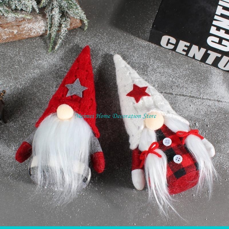 Art Craft Hat - H7BF Örme Yıldız Şapka Gnome Sevimli