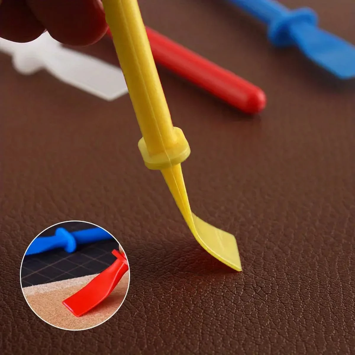 Art Craft Stick - Boyama Kazıyıcılı Polipropilen Spatula, Tutkal Uygulama