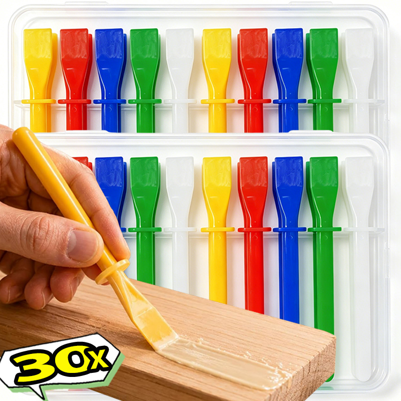 Art Craft Stick - 30/10 adet tutkal yayıcı tutkal fırçaları