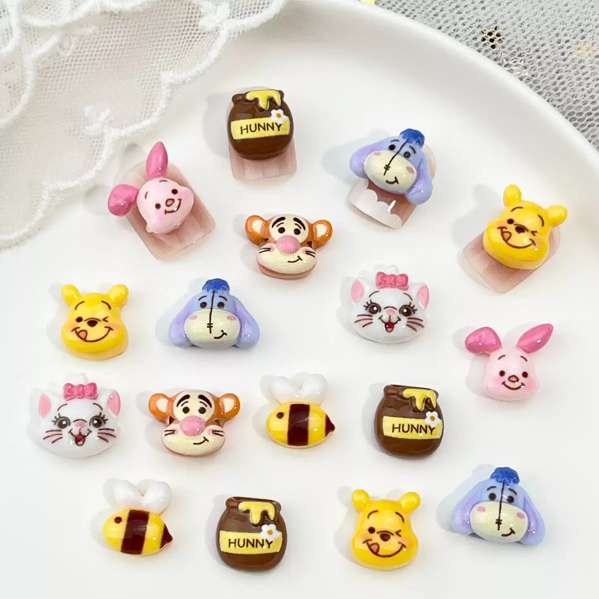 Art Craft Disney - 20 adet Reçine Mini Karikatür Kediler,