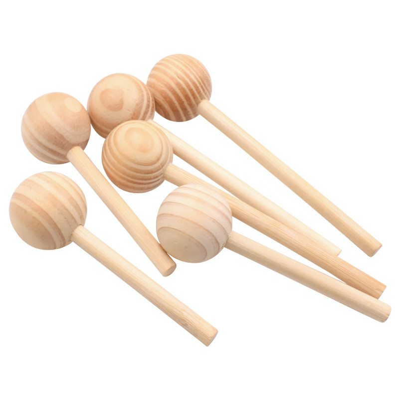 Art Craft Stick - 5 adet/grup Bitmemiş Ahşap Lolipoplar, DIY