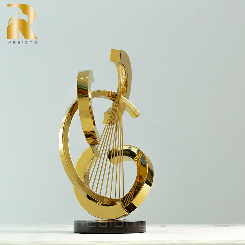 Art Craft Hotel - 47 cm Soyut Metal Heykel Modern