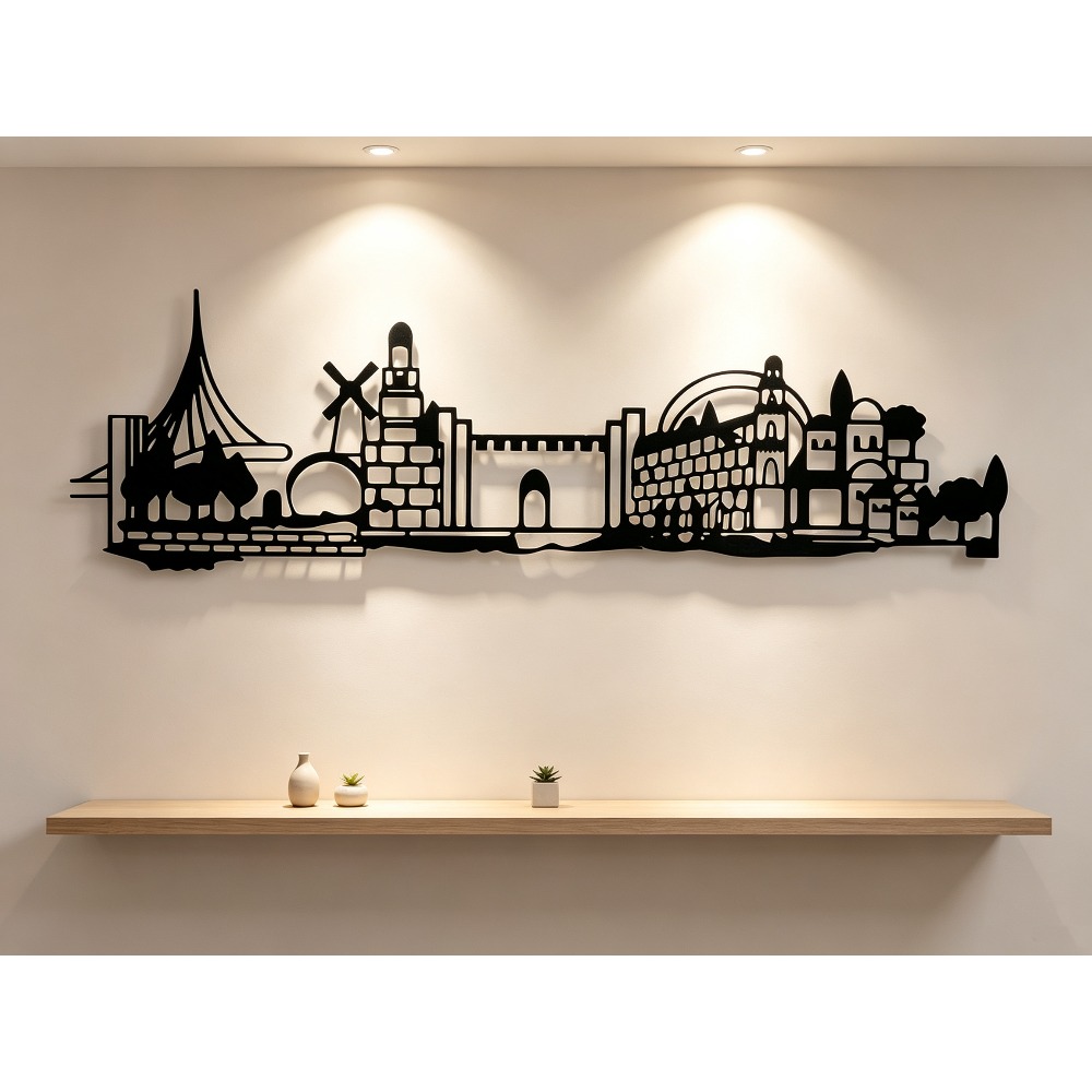 Art & Craft Paper Quilling - CIFBUY Metal Duvar Sanatı Kudüs Manzarası