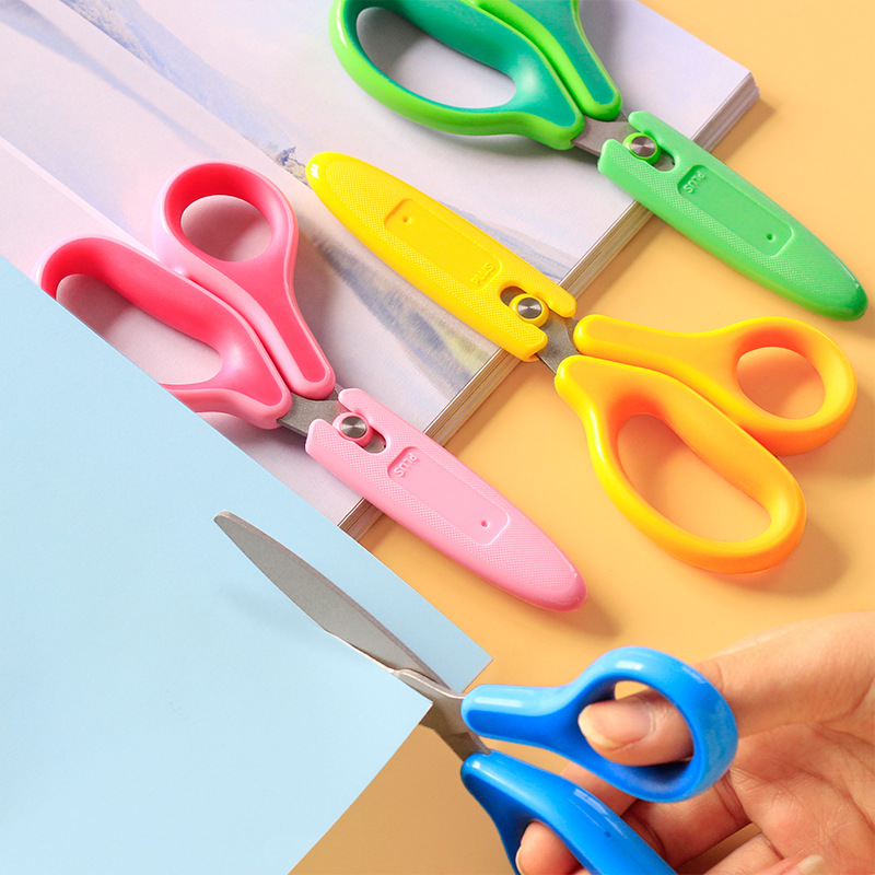 Art Craft Toddler - Koruyucu Kapaklı Çocuk Güvenlik Makası, El