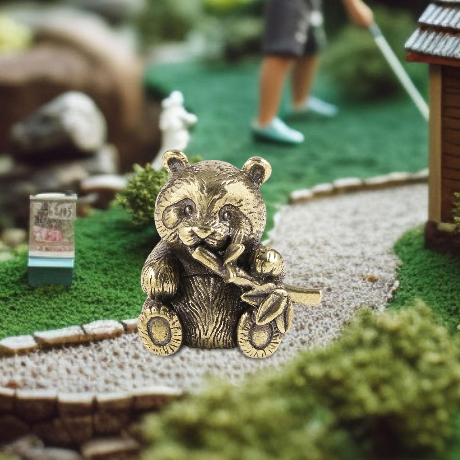 Art Craft Hotel - Pirinç Panda Süsü Koleksiyonluk Bakır Hayvan