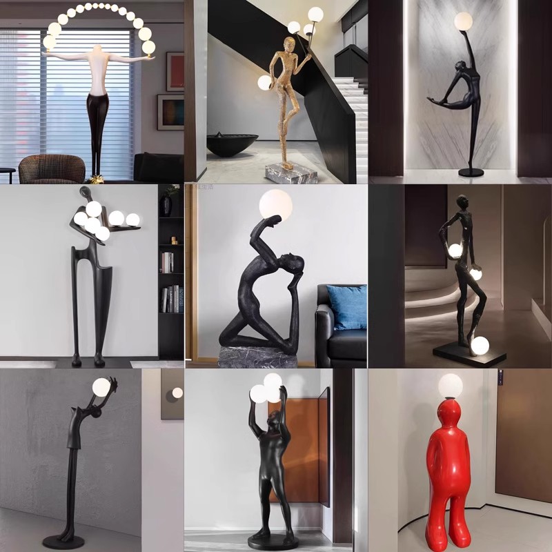 Art Craft Hotel - Oturma Odası Zemin Lambası El Sanatları