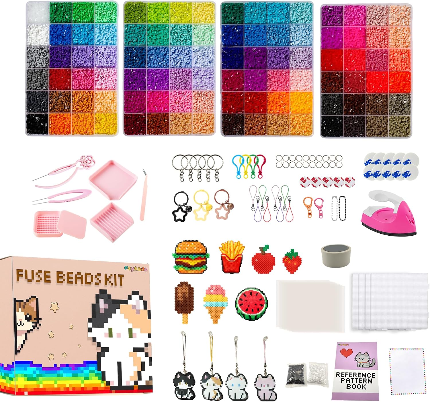 Art Craft Decoration - Sigorta Boncuk Seti-Kolay Kendin Yap-96 Renk