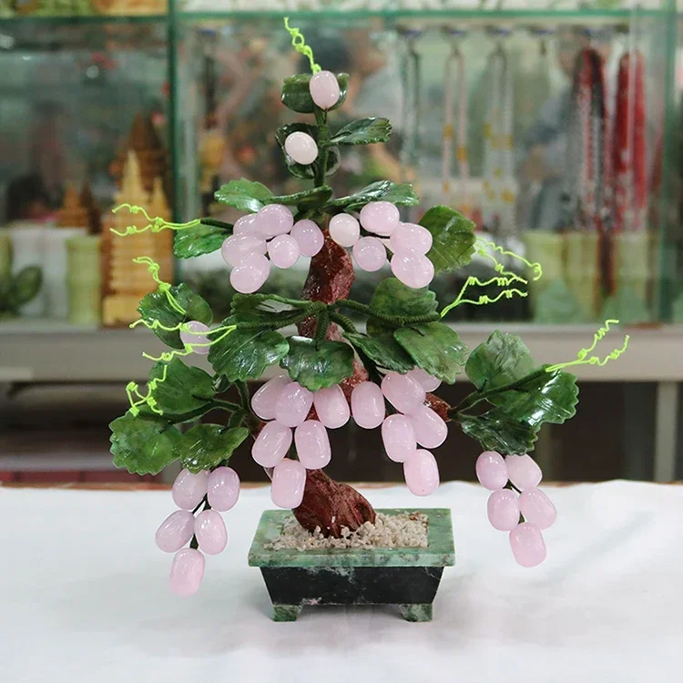 Taş süs üzüm ağacı Zhaocai ev  - Art Craft Christmas Tree incelemesi ve fiyatı