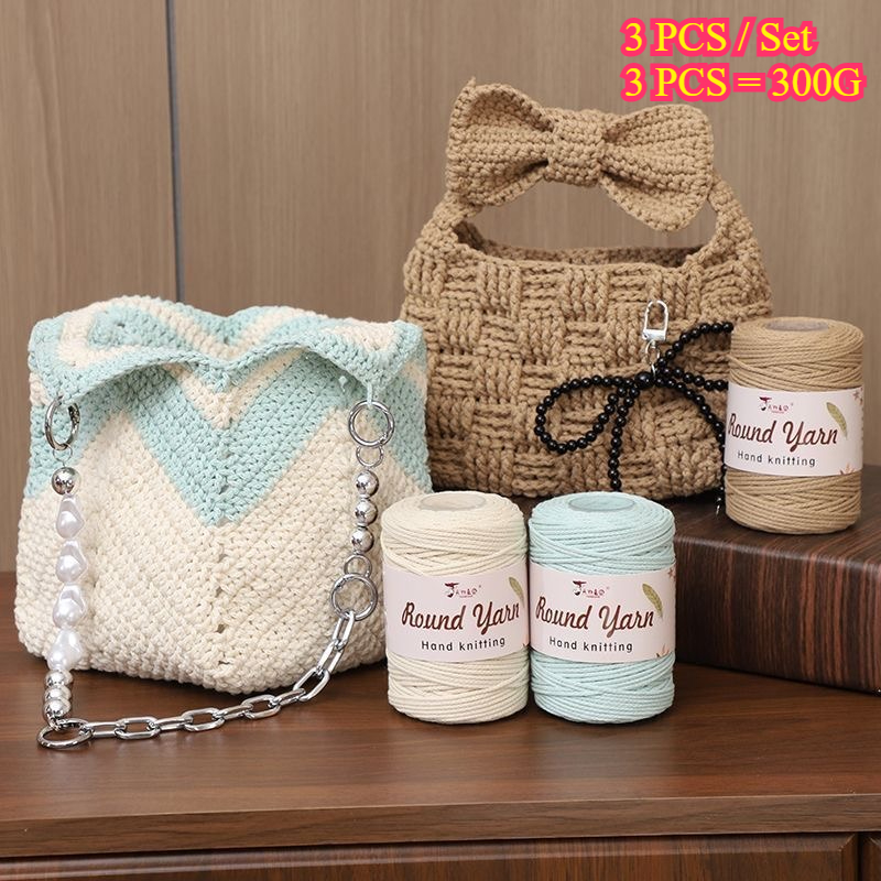 3 adet 300g yuvarlak pamuk ipl - Macrame Cord Cotton incelemesi ve fiyatı
