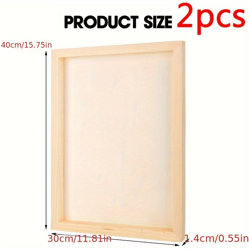 2PCS Ahşap Panel Panosu, Ahşap - Acrylic Pour Paint incelemesi ve fiyatı