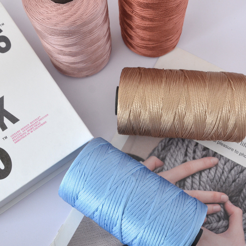 Parlak Düz Şerit Kroşe İpi Pol - Macrame Cord Cotton incelemesi ve fiyatı