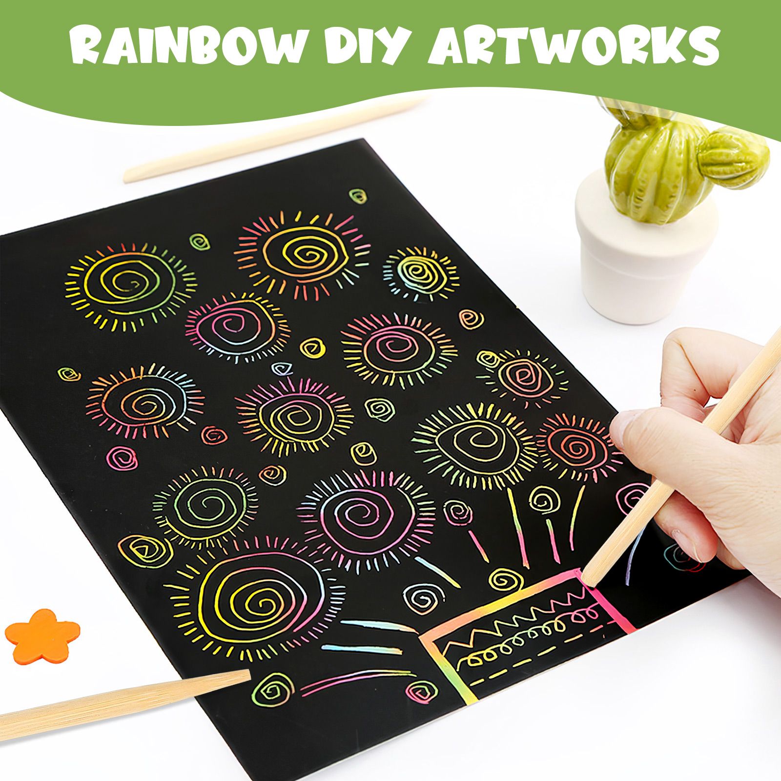 30 Adet Ahşap Çizik Boyama Bam - Art Craft Stick incelemesi ve fiyatı