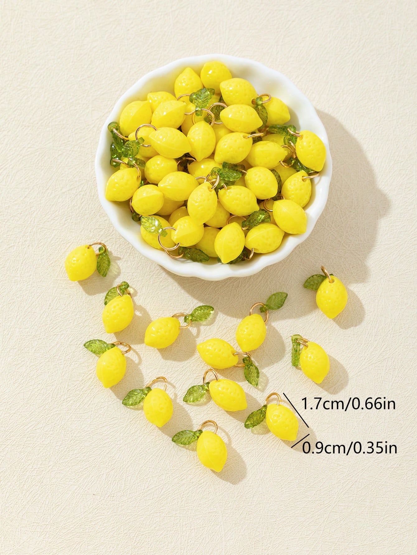 10 adet 3D limon reçine takıla - Art Craft Decoration incelemesi ve fiyatı