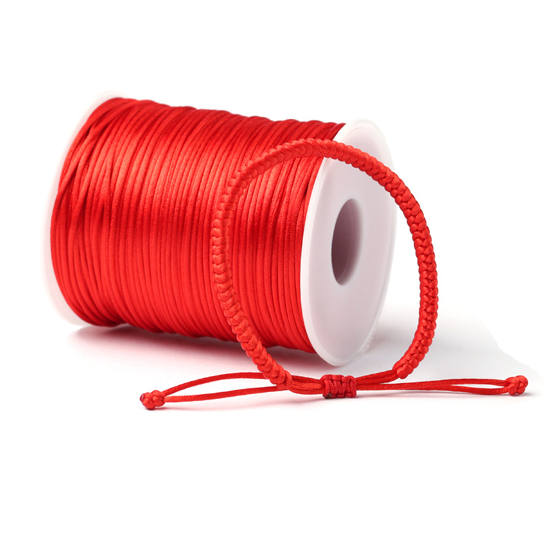 Bilezik için 2mm kırmızı naylo - Macrame Cord Cotton incelemesi ve fiyatı