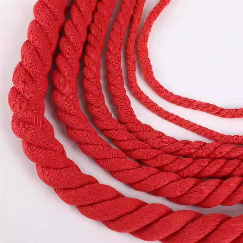 2/5/10 metre 5/8/12/20mm Kırmı - Macrame Cord Cotton incelemesi ve fiyatı