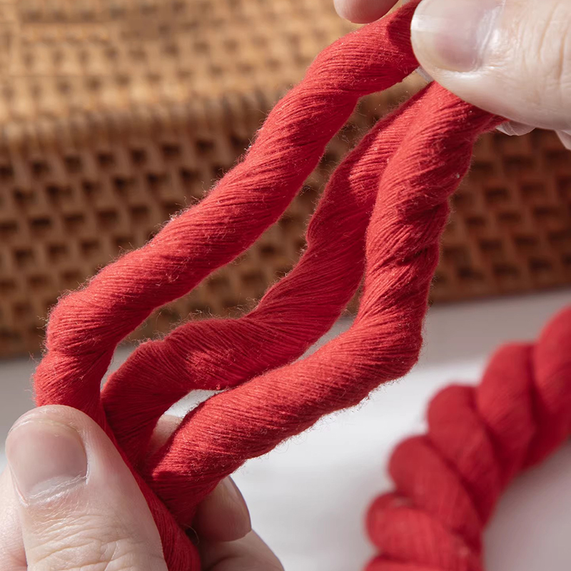 2/5/10 metre 5/8/12/20mm Kırmı - Macrame Cord Cotton incelemesi ve fiyatı