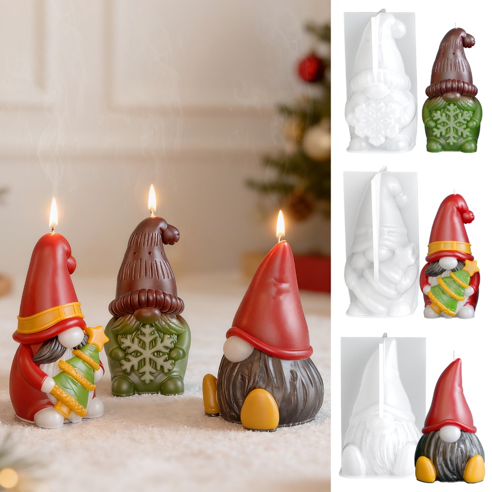 Noel Cüceleri Silikon Mum Kalı - Art Craft Christmas Tree incelemesi ve fiyatı