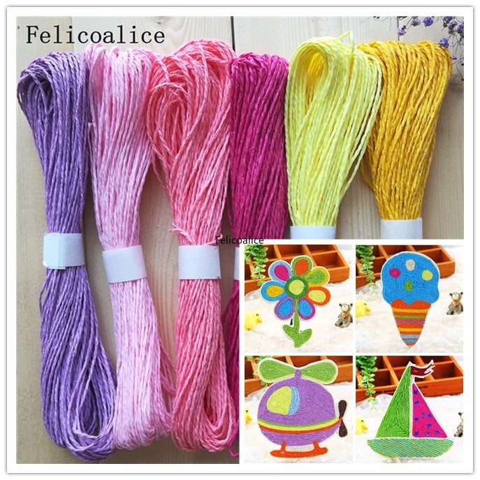 1 adet/grup 30M Rafi çim halat - Art Craft Toddler incelemesi ve fiyatı
