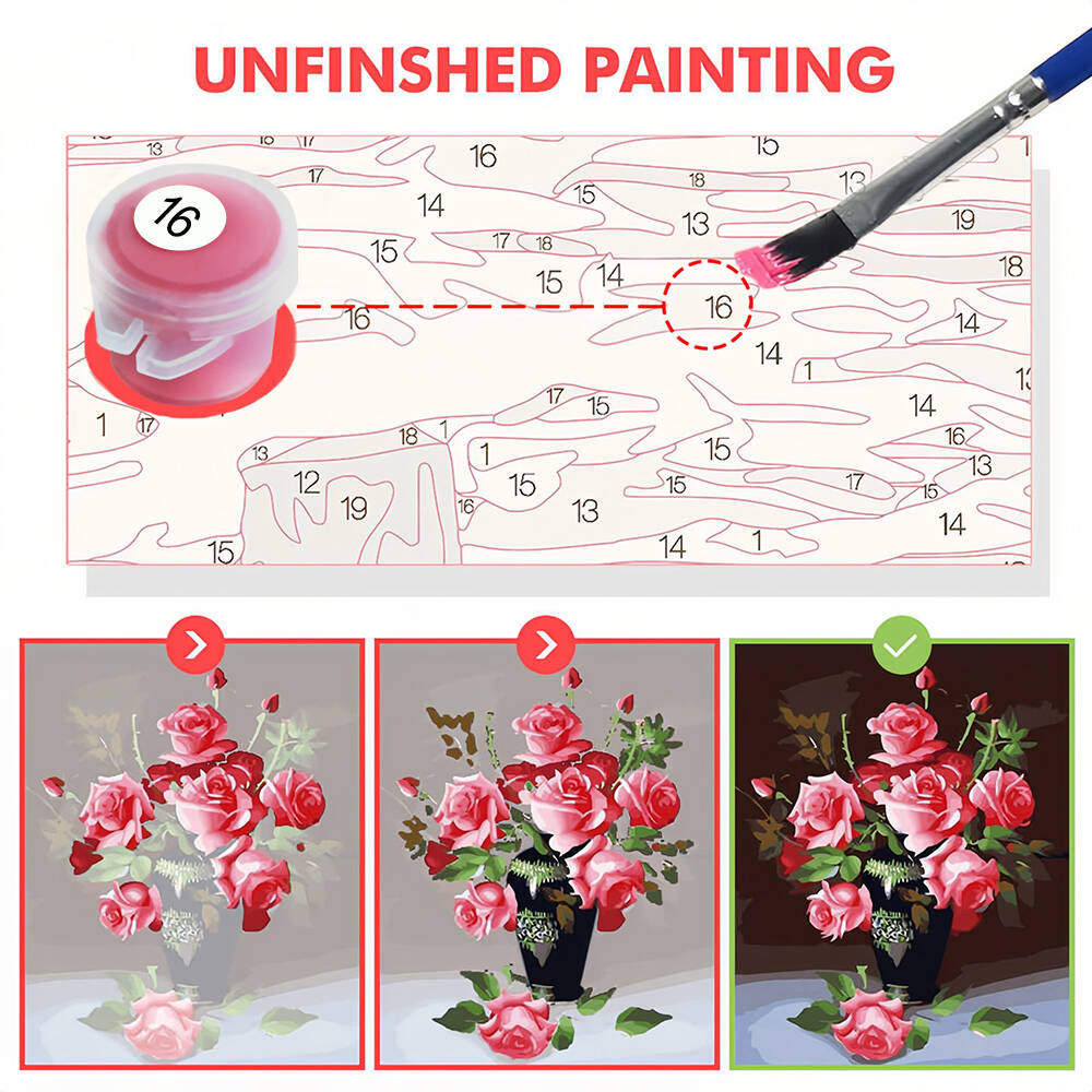 Yağlıboya resim By Numbers Dağ - Art Craft Gifts For Adults incelemesi ve fiyatı