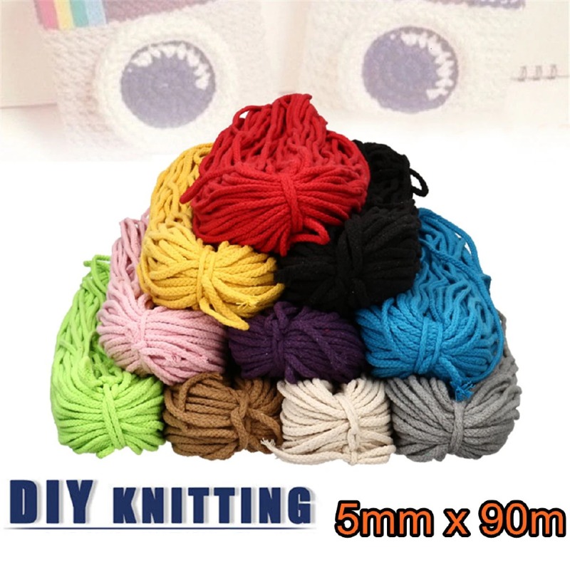 21 Renk 5mm 90M Pamuklu Makrom - Macrame Cord Cotton incelemesi ve fiyatı