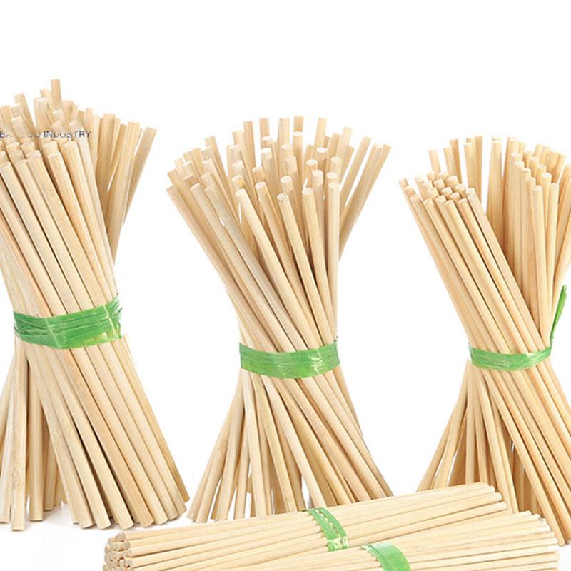 3-8mm Yuvarlak Ahşap Bambu Çub - Art Craft Stick incelemesi ve fiyatı