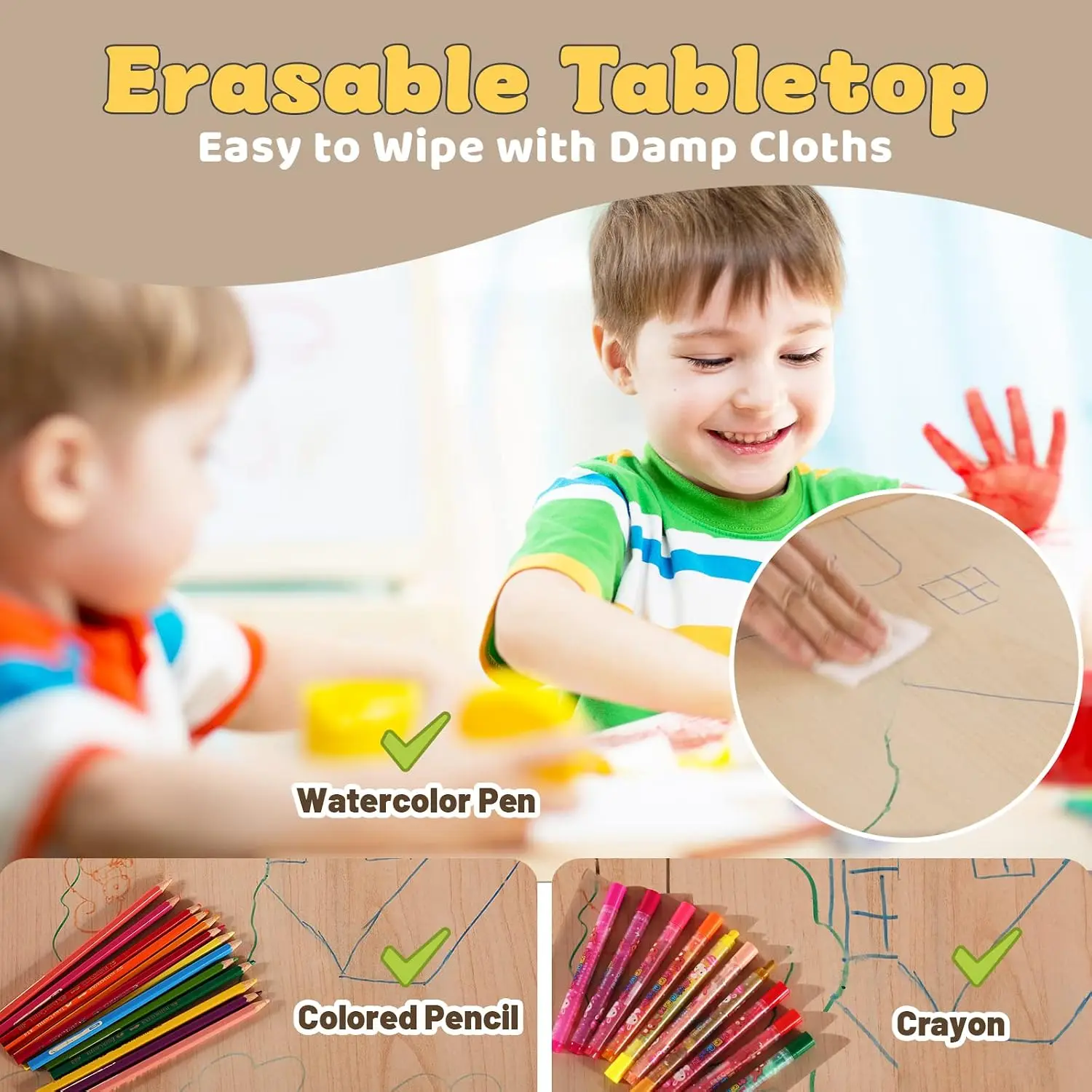 3-8 Yaş Çocuklar İçin Masa ve  - Art Craft Toddler incelemesi ve fiyatı