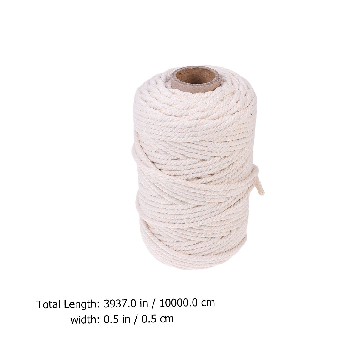 100M Doğal Pamuk İpi 5Mm Ağart - Macrame Cord Cotton incelemesi ve fiyatı