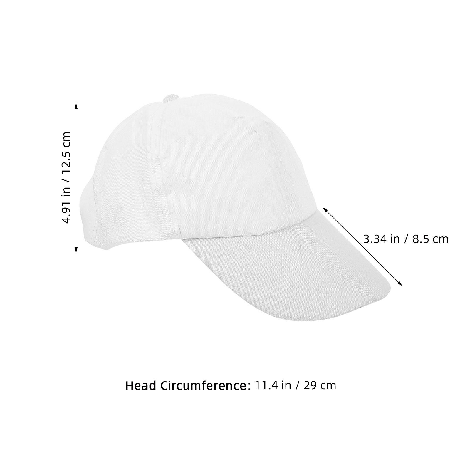 1 Set Düz Beyaz Çocuk Beyzbol  - Art Craft Hat incelemesi ve fiyatı