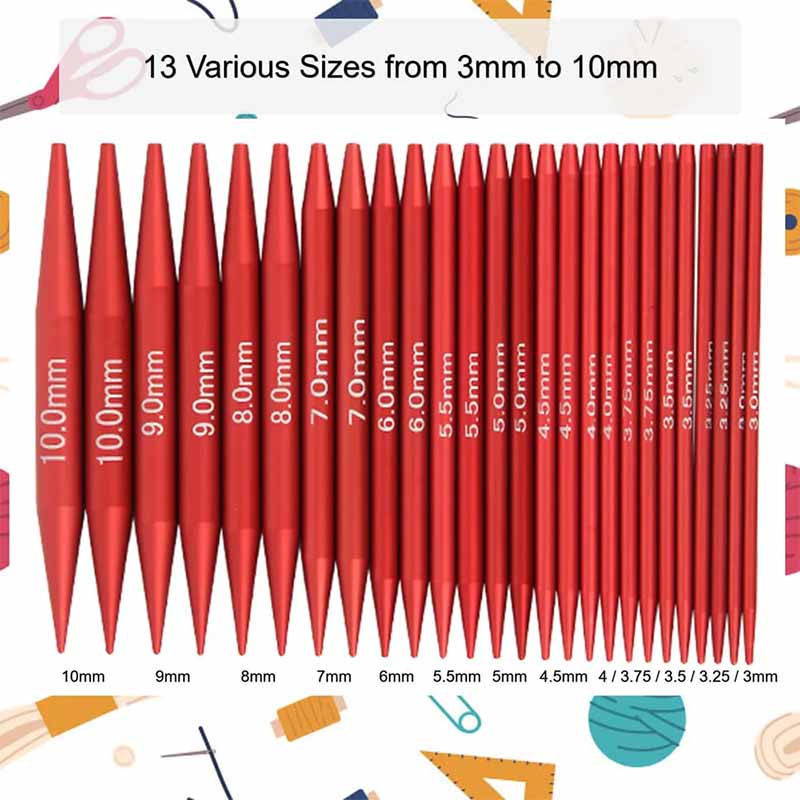25 adet örgü iğneleri seti değ - Knitting Needle Circular incelemesi ve fiyatı