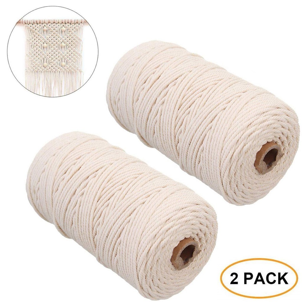 Makrome Halat 2mm 200 M Doğal  - Macrame Cord Cotton incelemesi ve fiyatı