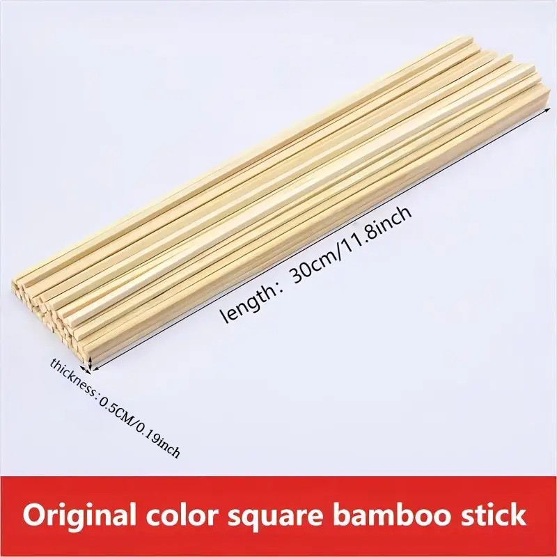 30 adet/50 adet 0.5×0.5×30CM D - Art Craft Stick incelemesi ve fiyatı