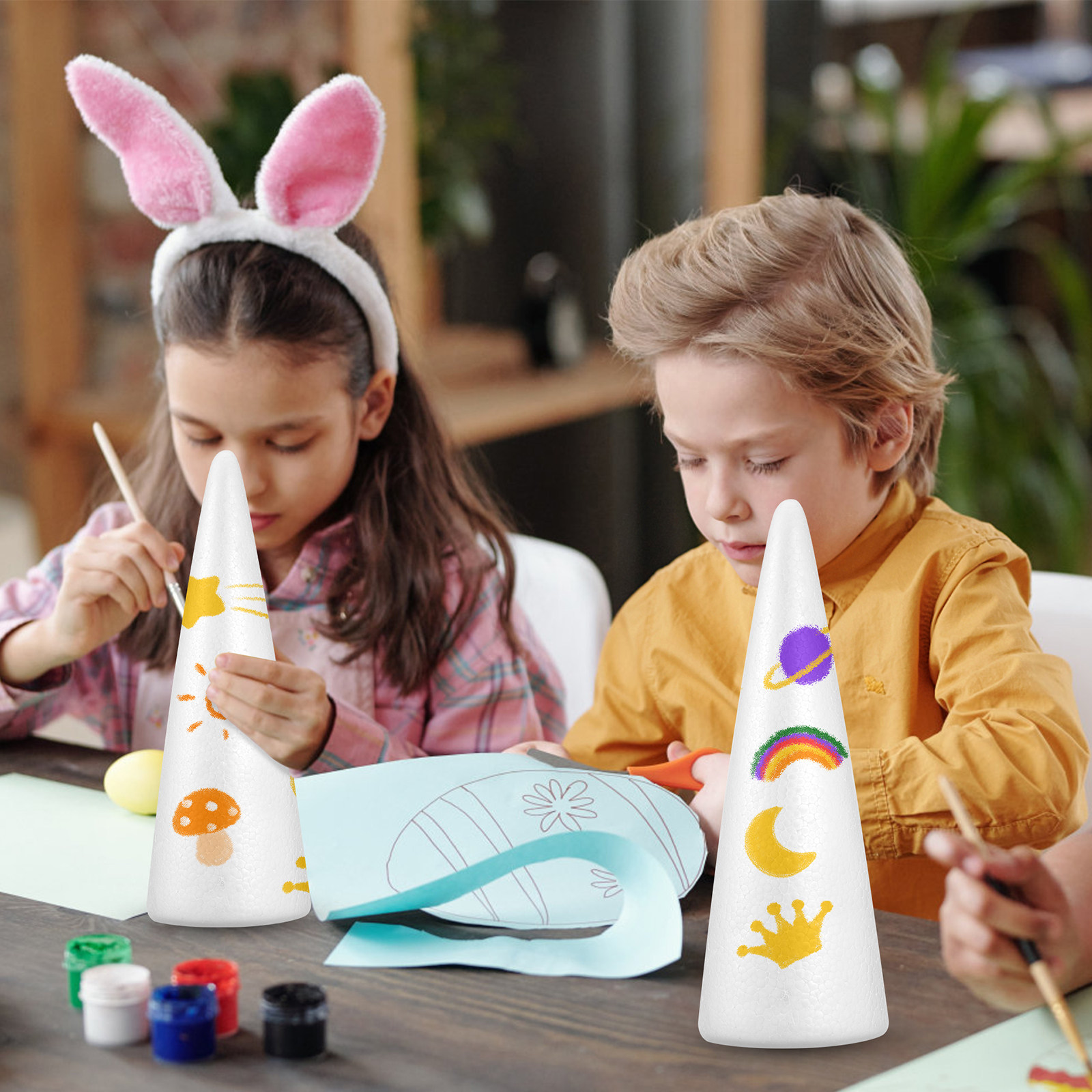 2 Adet Noel Köpük Koni El İşi  - Art Craft Christmas Tree incelemesi ve fiyatı