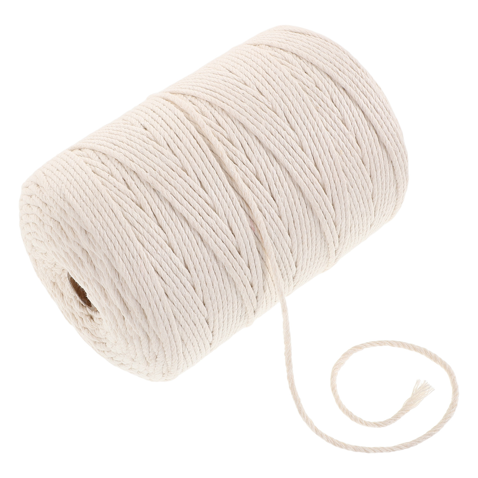 1 rulo kalın yumuşak pamuk ipi - Macrame Cord Cotton incelemesi ve fiyatı