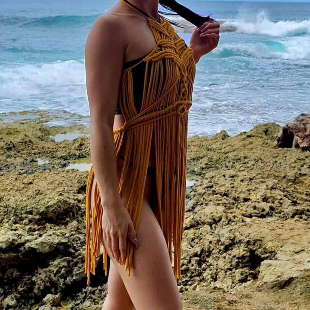 Festival Tatili Boho Plaj Örtü - Macrame Cord Cotton incelemesi ve fiyatı